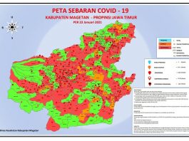Update Peta Persebaran Covid-19 di Kabupaten Magetan, Per Tanggal 23 Januari 2021 Pukul 19.00 WIB – Dinas Komunikasi dan Informatika Kab. Magetan