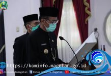 Pelantikan Pejabat Tinggi Pratama dan Pejabat Administrator di Lingkungan Pemerintah Kabupaten Magetan