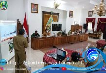 Rapat Evaluasi Penanganan Covid-19 Kabupaten Magetan – Dinas Komunikasi dan Informatika Kab. Magetan