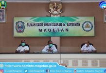 Rapat Kelengkapan Sarana Prasarana Peningkatkan Pelayanan Covid 19 di Kabupaten Magetan – Dinas Komunikasi dan Informatika Kab. Magetan