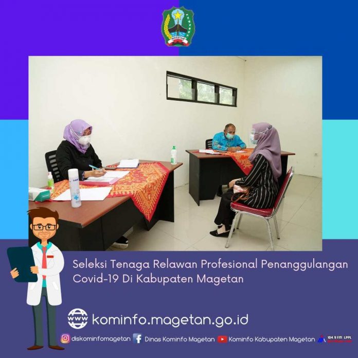 81 Peserta Mengikuti Seleksi Tenaga Relawan COVID-19 Kabupaten Magetan 2021