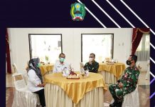 Silahturahmi Komandan Lanud Iswahyudi Marsekal Pertama Untung Suropati – Dinas Komunikasi dan Informatika Kab. Magetan