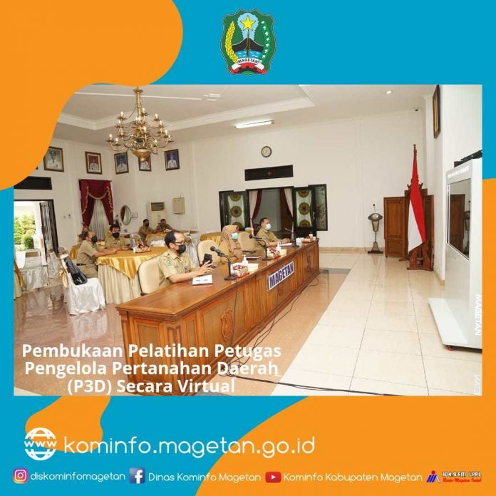 Pembukaan Pelatihan Petugas Pengelola Pertanahan Daerah (P3D). – Dinas Komunikasi