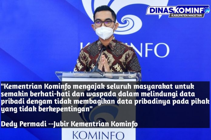 Jaga Data Pribadimu – Dinas Komunikasi dan Informatika Kab. Magetan