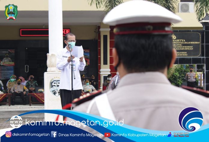 Pastikan kesiapan,Bupati Pimpin Gelar Pasukan Operasi Ketupat Semeru Tahun 2021