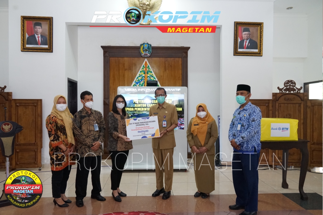 Pemkab Magetan terima CSR dari Bank BTN Madiun, 1500 Healthy Kit