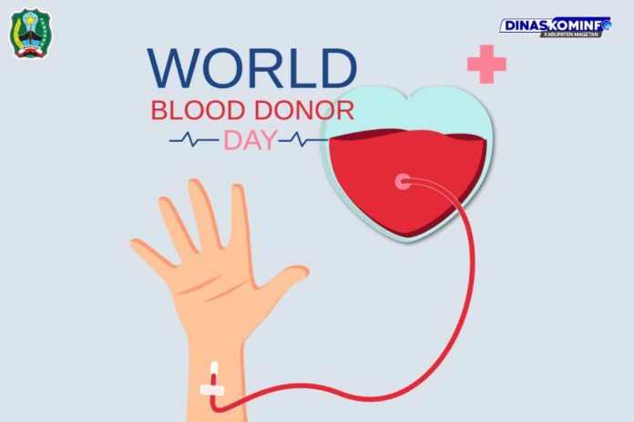 “Give blood and keep the world beating” – Dinas Komunikasi