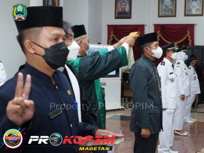 Pelantikan 123 Pejabat Administrator dan Pengawas di Lingkungan Pemerintah Kabupaten