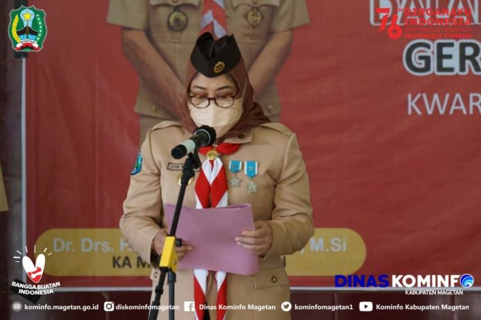 HUT Pramuka ke-60, Kwarcab MAGETAN Gelar Apel Secara Terbatas –