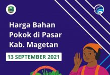 HARGA BAHAN POKOK DI 3 PASAR KABUPATEN MAGETAN – Dinas Komunikasi dan Informatika Kab. Magetan