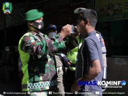 Petugas Gabungan Operasi Yustisi Tertibkan Masyarakat Tak Bermasker – Dinas Komunikasi dan Informatika Kab. Magetan