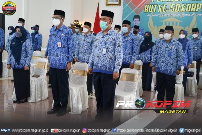 Puncak Peringatan HUT Ke-50 KORPRI, ASN Harus Bertranformasi, Bergerak Menuju