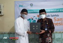 LAUNCHING PROGRAM WAQAF BSMU – BAGIAN PROTOKOL DAN KOMUNIKASI PIMPINAN