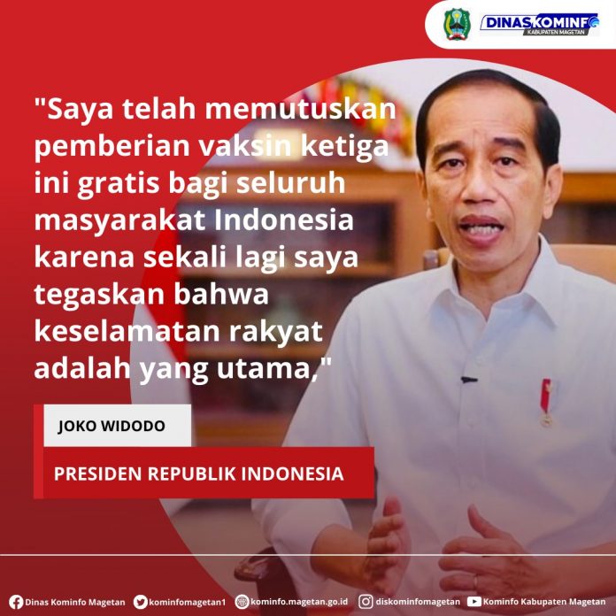 Antisipasi Mutasi Virus Corona, Vaksinasi Ketiga ( Booster) Dimulai –