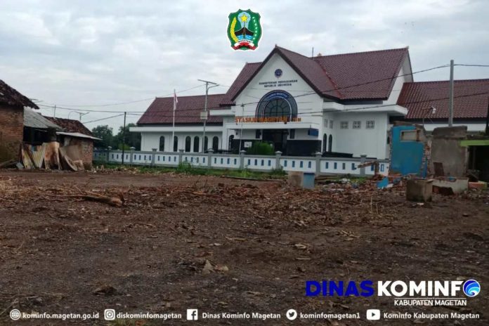 Pintu Masuk Stasiun KA Magetan Akan Diubah, Pemkab Bebaskan Lahan