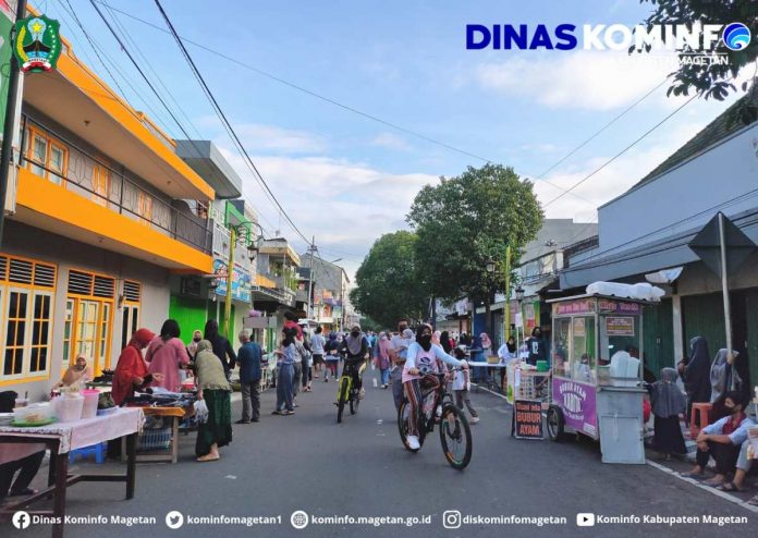 Antusiasme Masyarakat Magetan di CFD Yos Sudarso – Dinas Komunikasi