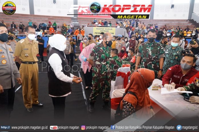 Gubernur Jawa Timur, Pangdam V Brawijaya, dan Kapolda Jatim Tinjau