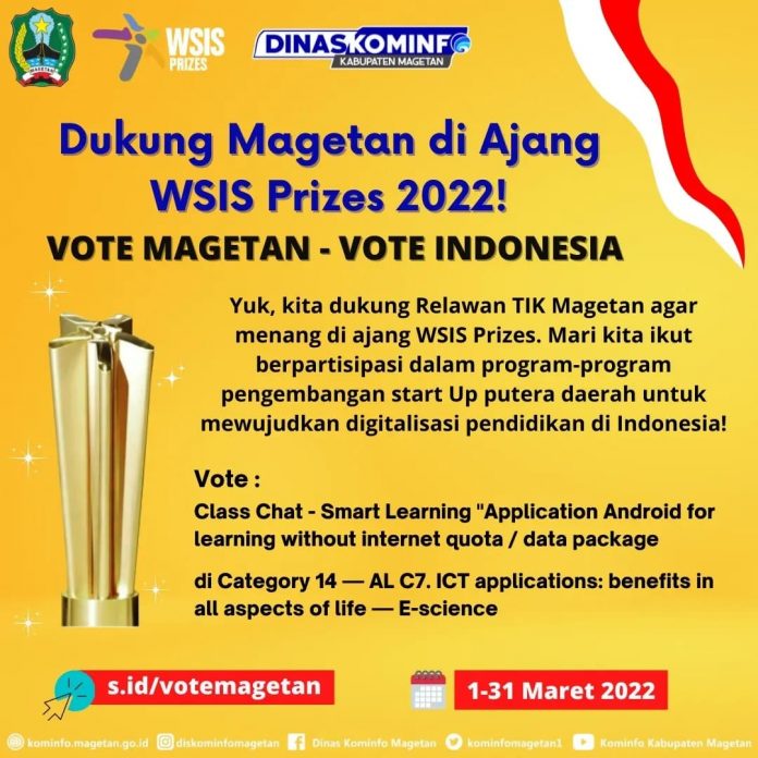 Pemkab Magetan Dukung Inisiasi Relawan TIK jadi winner WSIS 2022