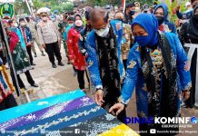 Bupati Optimistis Batik Khas Magetan Bisa Berkembang – Dinas Komunikasi dan Informatika Kab. Magetan