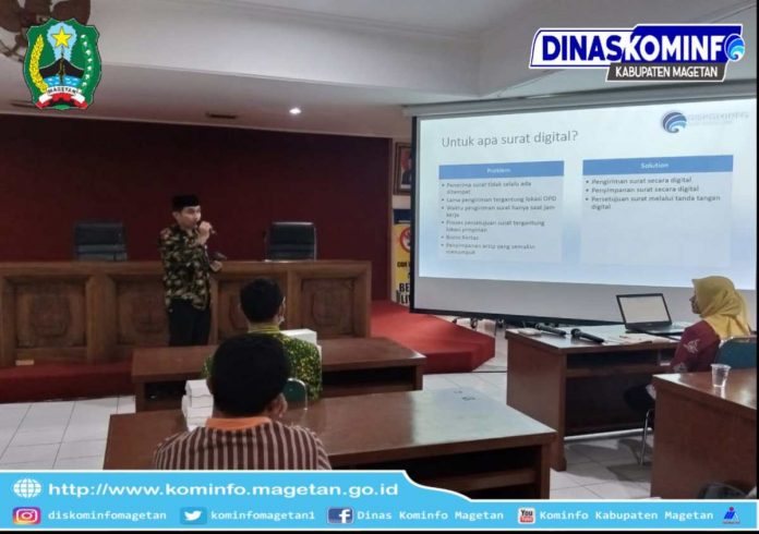 Sosialisasi Penggunaan E-Office di Lingkup Pemkab Magetan – Dinas Komunikasi