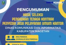 Pengumuman
Berdasarkan hasil seleksi administrasi, seleksi kemampuan bidang dan…