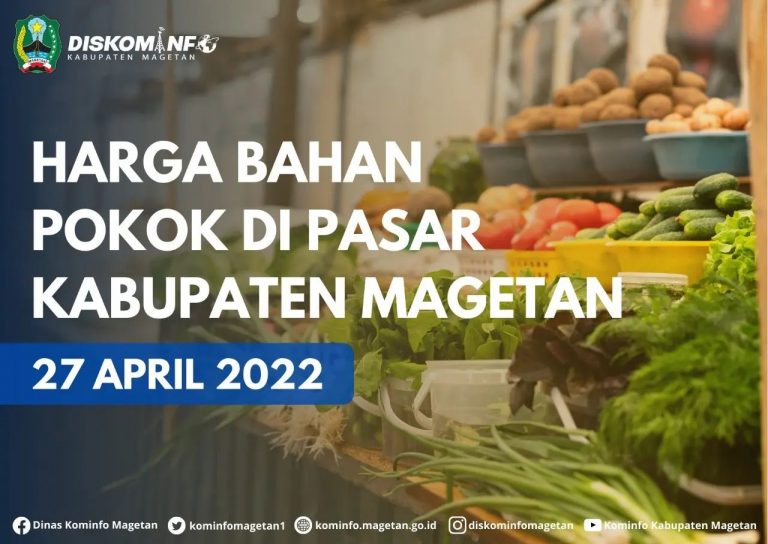 Harga Bahan Pokok di Pasar Kabupaten Magetan Tanggal 27 April 2022

 dalam mengu…