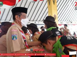 Pelepasan Peserta Jambore Nasional XI Kontingen Magetan
