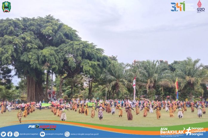 Parade Surya Senja Turut Meriahkan Hari Jadi Kabupaten Magetan dan