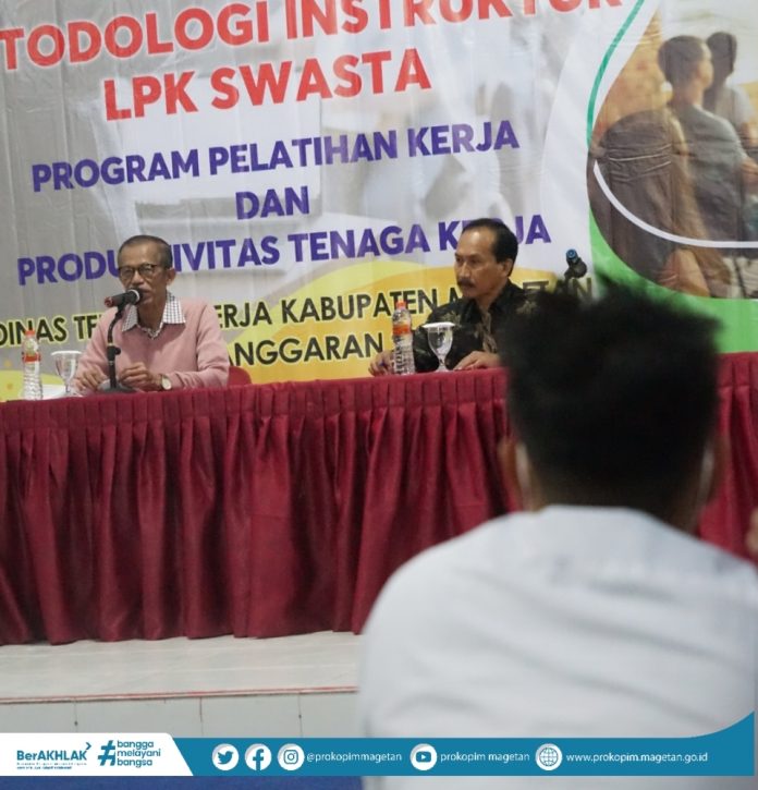 Dinas Tenaga Kerja Kabupaten Magetan Gelar Pelatihan Metodologi Instruktur LPK