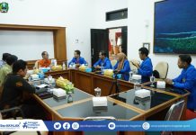 Bupati Suprawoto Menerima Audiensi dengan Panitia KNPI Kabupaten Magetan – BAGIAN PROTOKOL DAN KOMUNIKASI PIMPINAN