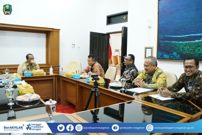 Bupati Suprawoto Audiensi dengan KPP Pratama Ngawi – BAGIAN PROTOKOL