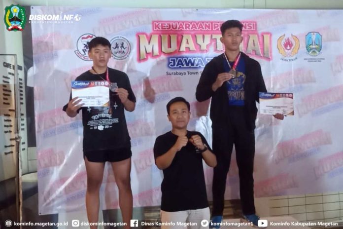 Muaythai Magetan Raih Dua Perak pada Kejurprov Jatim 2033 –