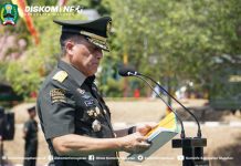 Upacara penutupan Prodi Pendidikan Pertama Tamtama TNI AD Gelombang I Program TA. 2023 – Dinas Komunikasi dan Informatika Kab. Magetan