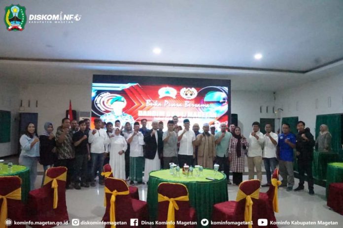 Bukber Dandim 0804/Magetan, Ajak Awak Media Tuk Jaga Kodusifitas Wilayah