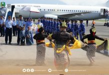 Pj Bupati Magetan Sambut Kedatangan KASAU di Lanud Iswahjudi – Dinas Komunikasi dan Informatika Kab. Magetan