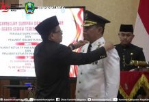 Resmi Dilantik oleh Pj Gubernur Jawa Timur, Nizhamul Menggantikan Hergunadi Sebagai Pj. Bupati Magetan.