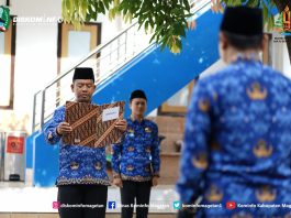 Dinas Komunikasi dan Informatika Kabupaten Magetan Laksanakan Upacara peringatan Hari Kesaktian Pancasila 2024