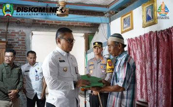 Korban tertimpa Pohon Tumbang Di Jl. Raya Maospati – Ngawi Dapatkan Santunan Dari Pemerintah Magetan