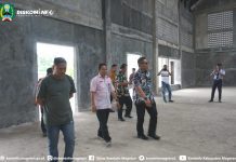 Pj.Bupati Magetan, Tinjau Pembangunan Gedung Budaya Maospati – Dinas Komunikasi dan Informatika Kab. Magetan