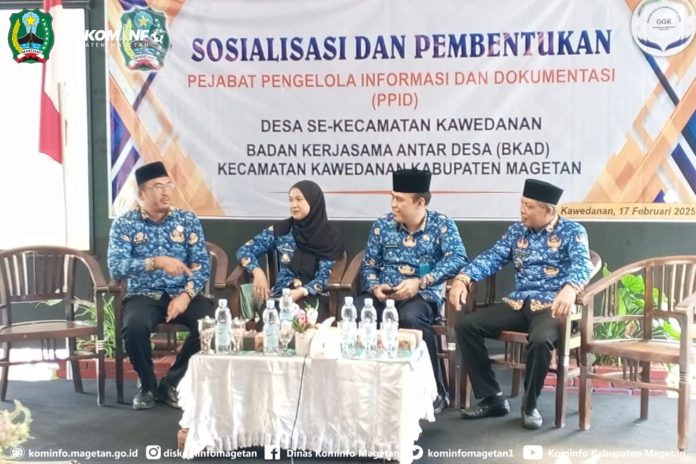 Tingkatkan Pemahaman Pentingnya Keterbukaan Informasi Publik Desa, BKAD Kecamatan Kawedanan