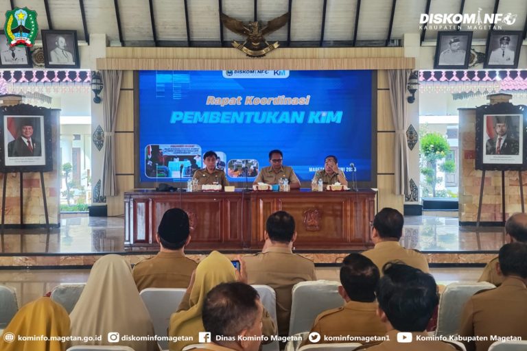 Rakor Pembentukan KIM Sebagai Desiminasi Informasi Bagi Masyarakat.