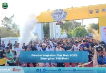 Semangat Kebersamaan Menggema di Alun-Alun Magetan dalam Fun Run Sinergitas TNI-POLRI