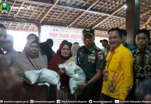 Menteri Pertahanan Rilis Pelaksanaan Penyaluran Bantuan Pangan Cadangan Beras Pemerintah (CBP) Serentak Untuk Warga Indonesia