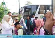 Bupati Magetan Berangkatkan Anak Yatim dan Dhuafa ke Mojosemi Forest Park