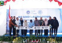 Magetan, para camat dari tujuh kecamatan lokasi dapur MBG, serta para undangan dari berbagai kalangan
