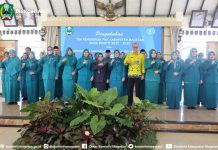 Pengukuhan Tim Penggerak PKK Kab. Magetan, Bupati Berpesan Terus Jaga Kerukunan, Kebersamaan, Kegotongroyongan dan Kekeluargaan