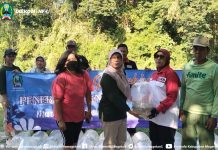 Sodaqoh Alam, DisnakkanTabur 4000 bibit ikan Tawes dan Tombro Di Dam Beringin