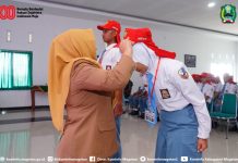 72 Anggota Paskibra Siap Berlatih di Kodim 0804 Magetan