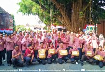 Apel Pagi dan Penyerahan Hadiah Lomba Tradisional HUT RI ke-80 di Lingkup Sekretariat Daerah Magetan