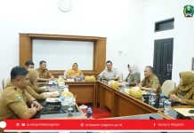 Audiensi Ketua KADIN Kabupaten Magetan dengan Bupati Magetan